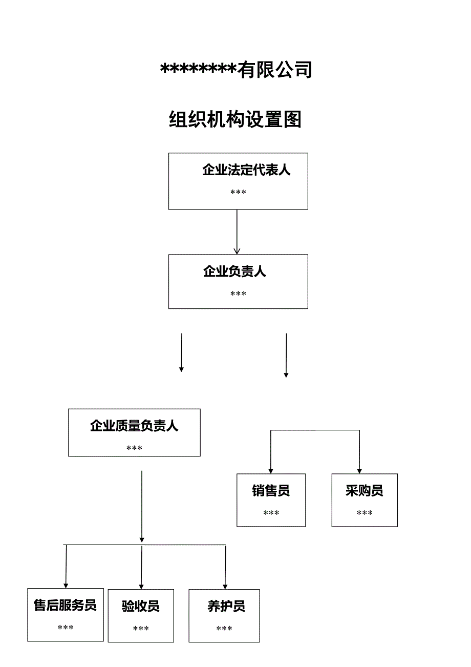 公司组织机构设置图及职能说明_第1页