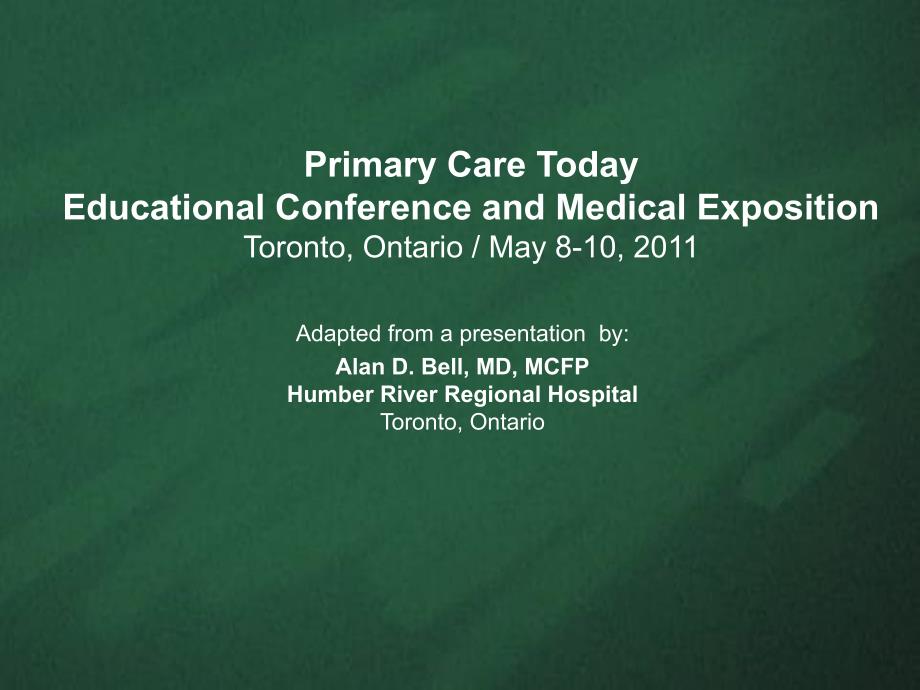 高血压英文精品课件PrimaryCareTodayEducationalConferenceandMedicalE_第1页