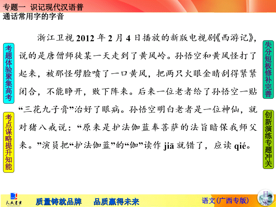 专题一识记现代汉语普通话常用字的字音1_第3页