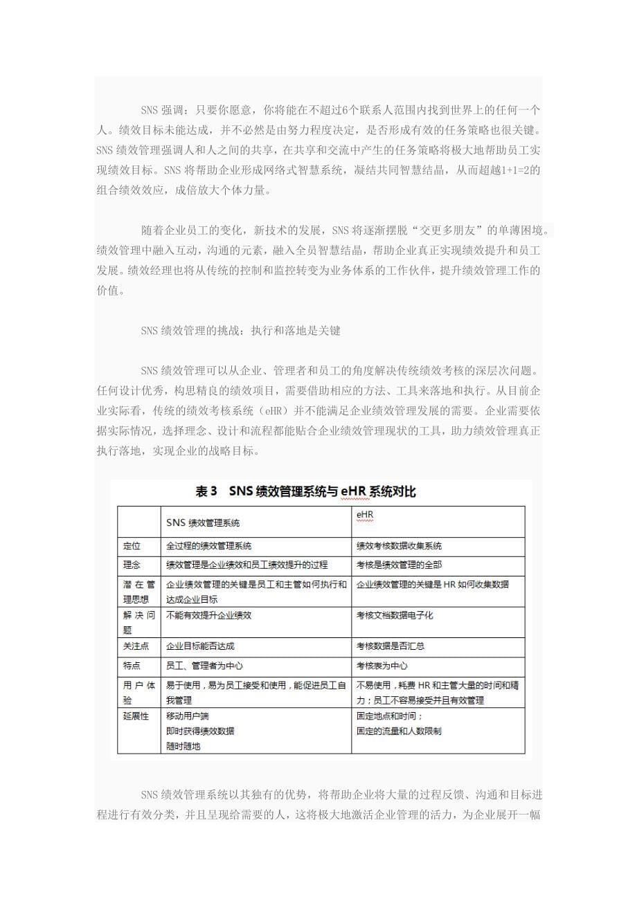 分享学习经典的SNS绩效管理方法_第5页