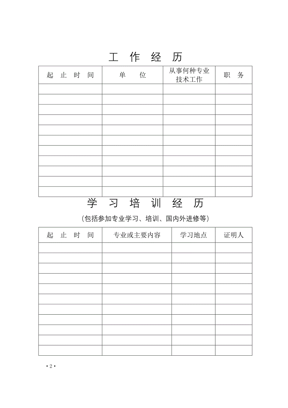 《山东省专业技术职称评审表》_第4页