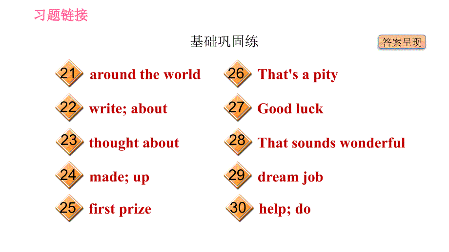 外研版八年级上册英语 Module2 Unit 1 I&#39;ve also entered lots of speaking competitions 习题课件_第3页