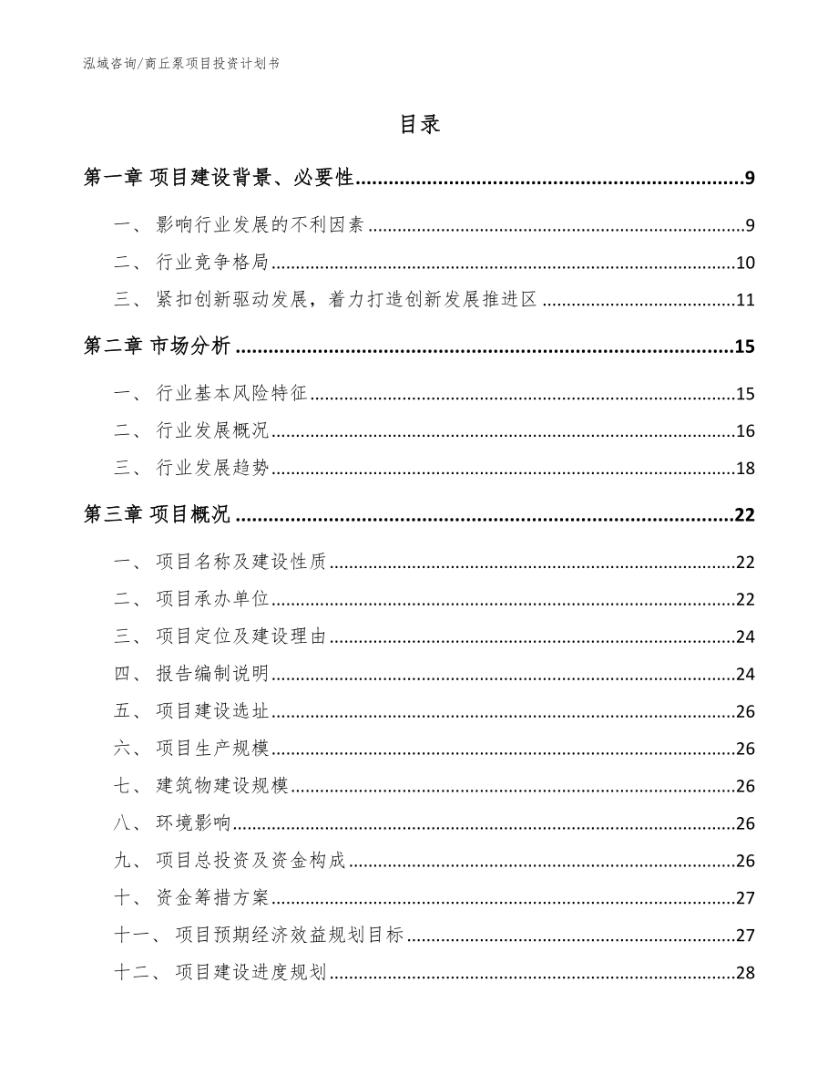 商丘泵项目投资计划书_第2页