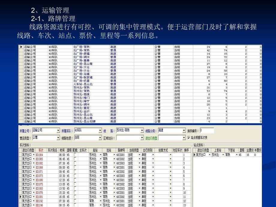 公路运输(集团)公司客运管理软件系统功能介绍.ppt_第5页