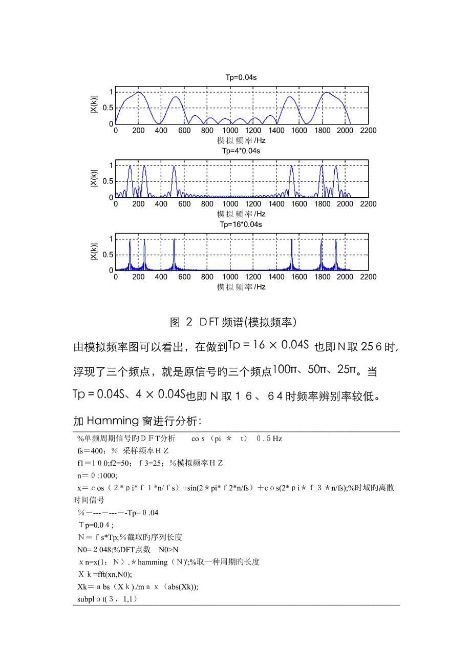 DFT频谱分析作业_第5页