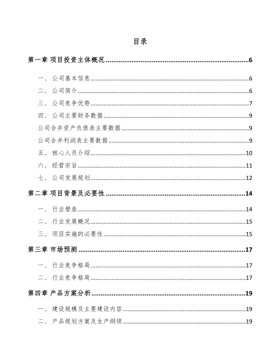 某某 密封材料项目可行性研究报告_第2页