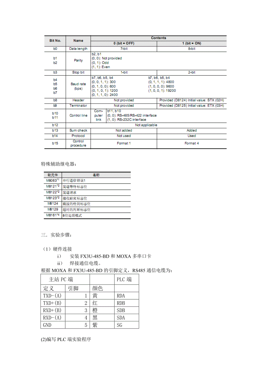 FX3U-485-BD实现PLC和PC的485通信_第2页