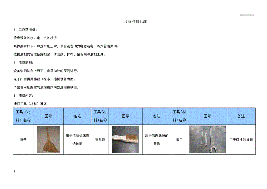 设备清扫标准12615_第1页