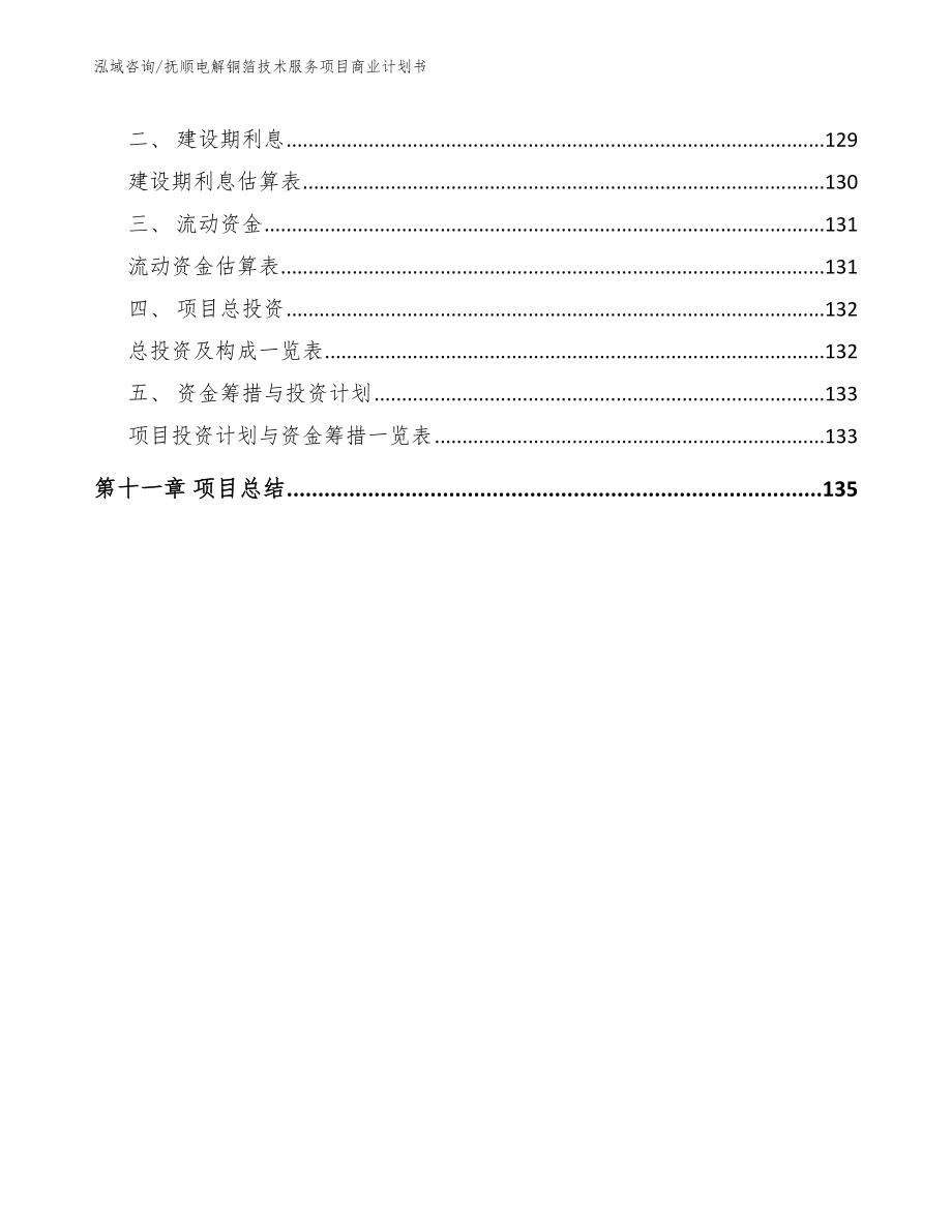 抚顺电解铜箔技术服务项目商业计划书_参考范文_第4页