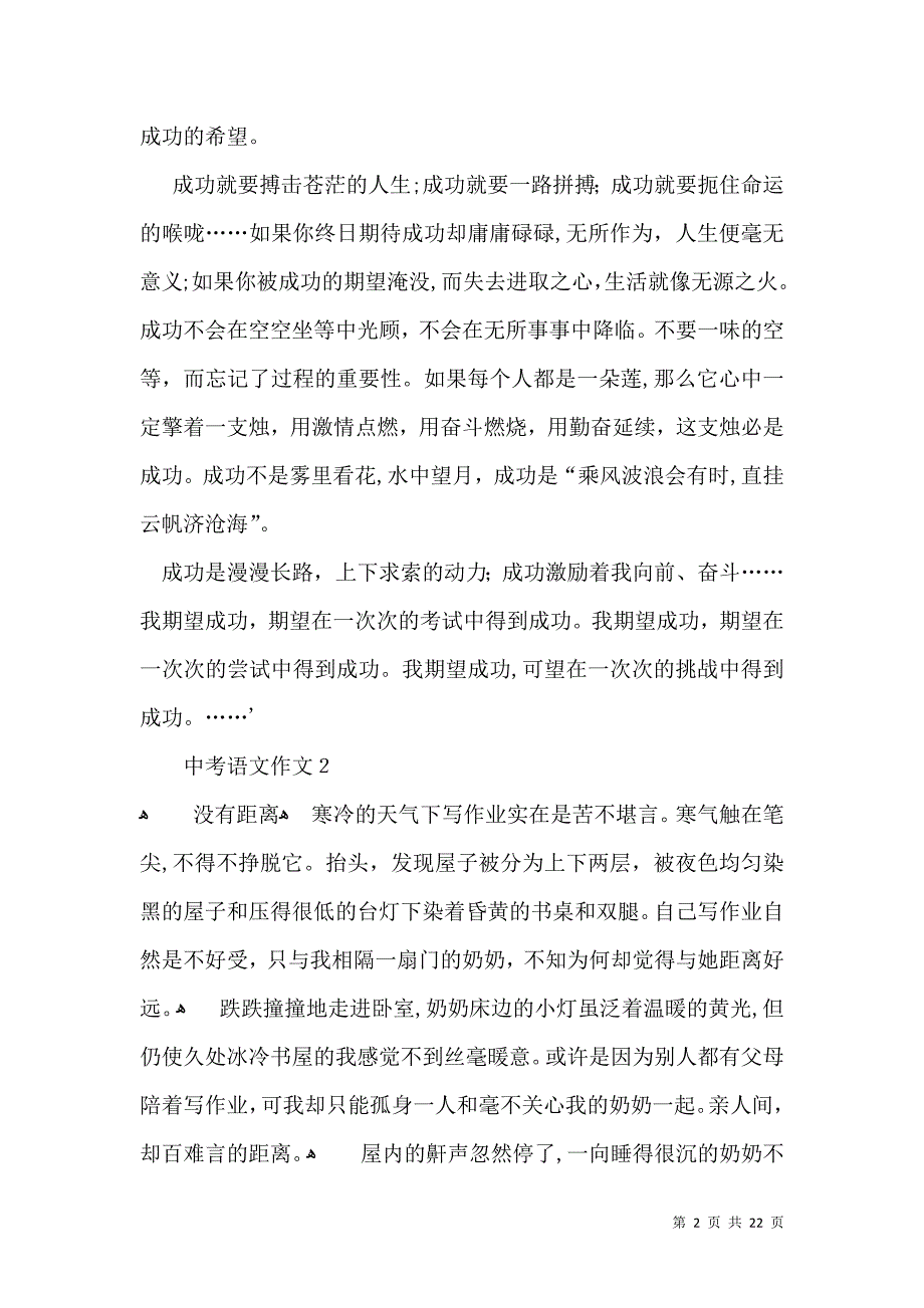 中考语文作文_第2页