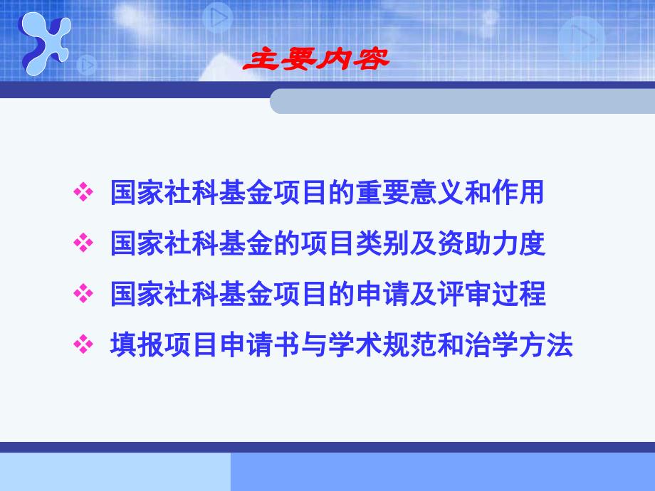 【课件】国家社科基金项目与学术研究_第1页