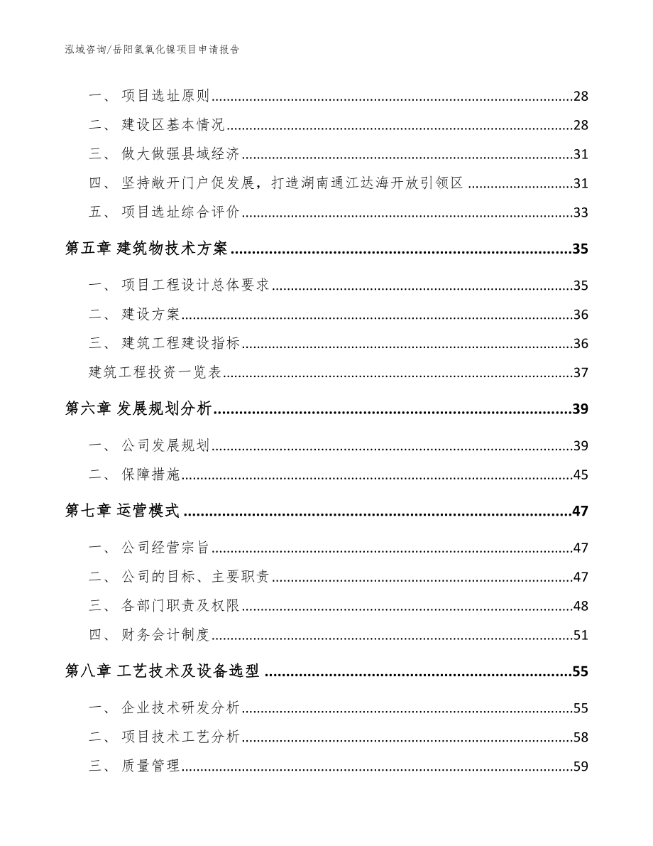 岳阳氢氧化镍项目申请报告（参考范文）_第3页