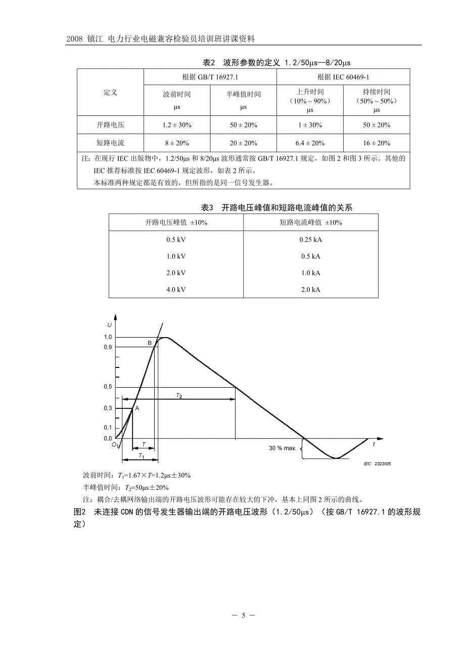 精品资料（2021-2022年收藏）浪涌冲击抗扰度试验介绍姜宁浩_第5页