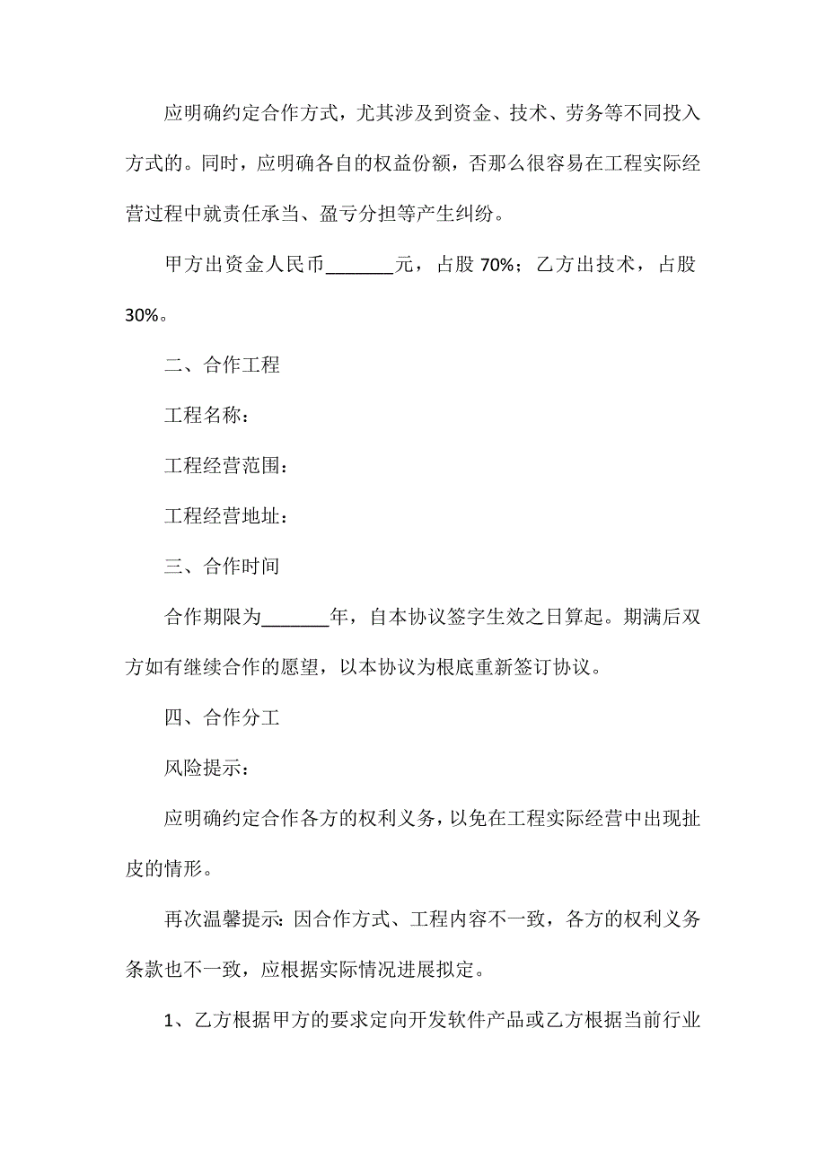 软件应用合作合同_第2页