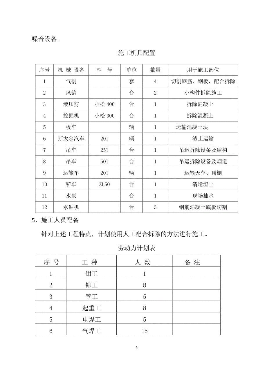 鲁谷锅炉房改造工程拆除方案_第5页