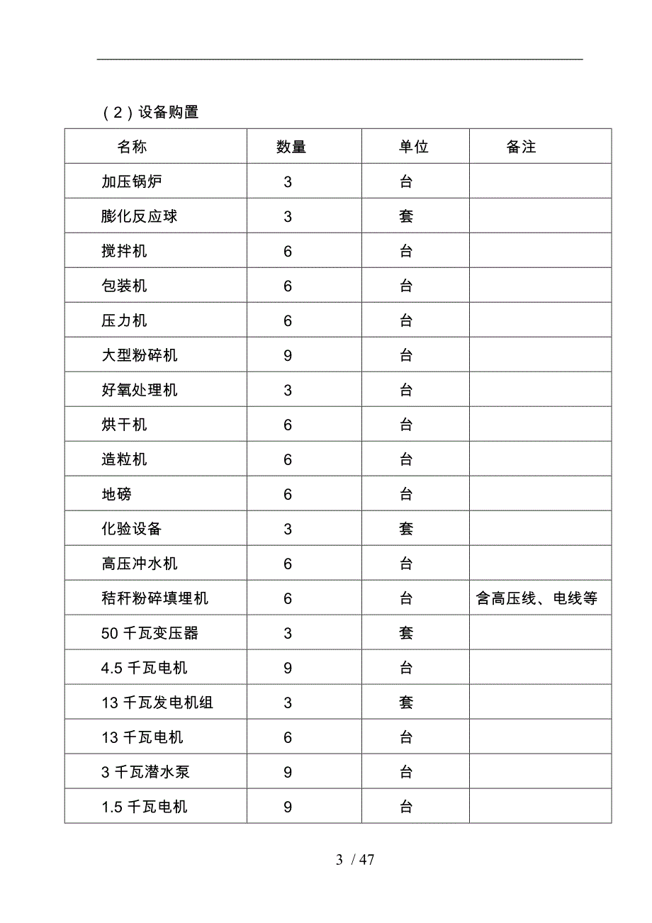 秸秆饲料加工处理与利用工程项目实施建议书改_第3页