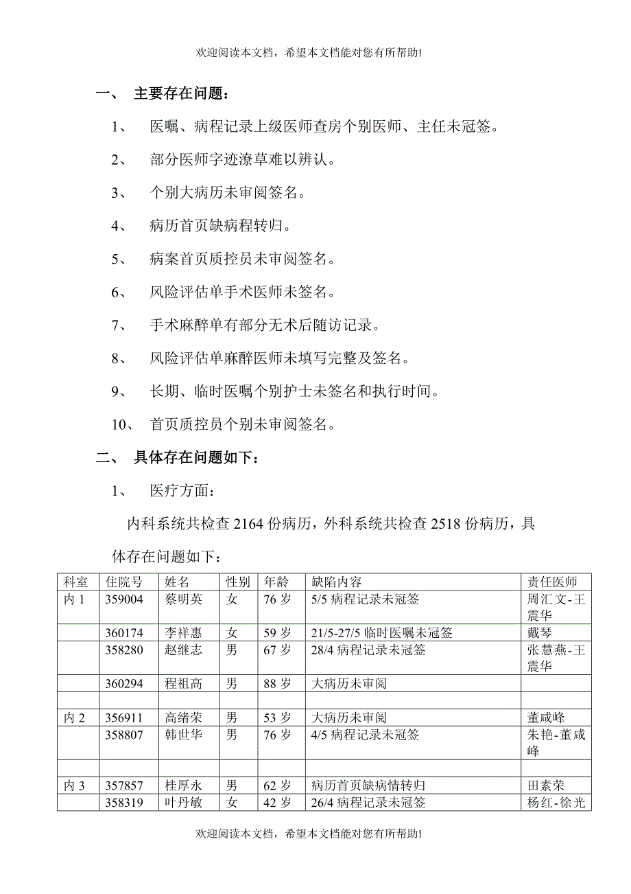 病历质量季度总结_第2页