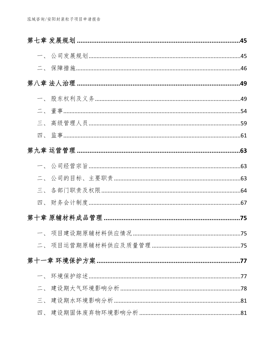 安阳封装粒子项目申请报告_第3页