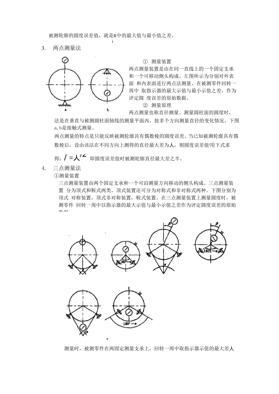 圆度圆柱度及球度的测量及评价方法讲解_第4页