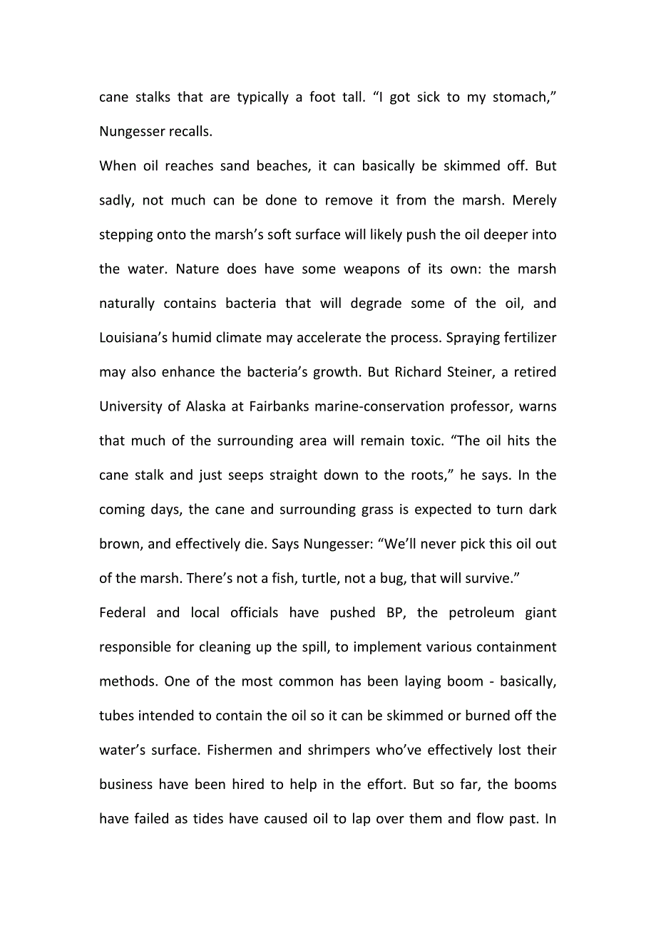 Will the Oil Kill the Louisiana Bayou.doc_第2页