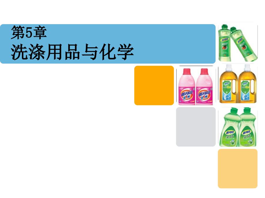 第5章洗涤用品与化学综述_第1页
