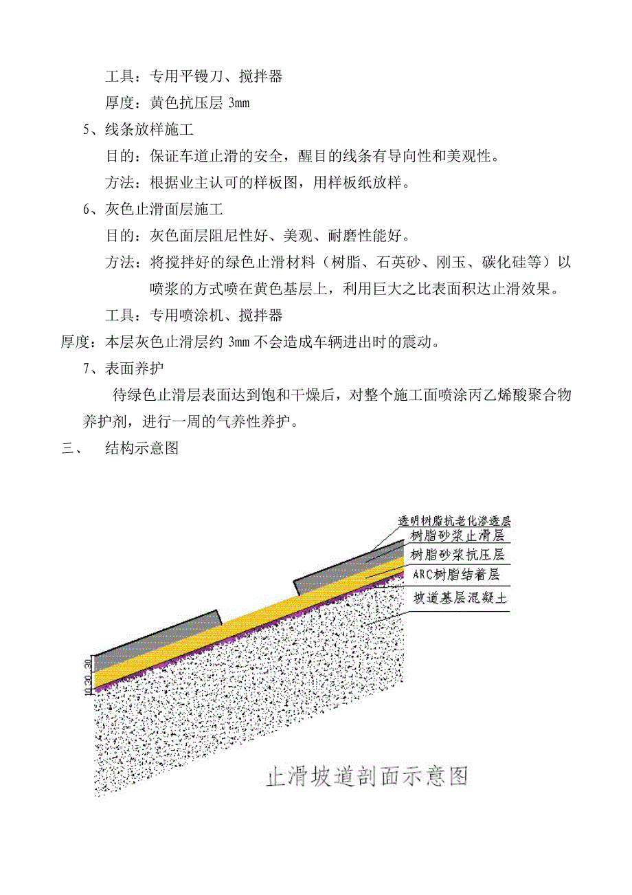 无震动防滑车道施工方案_第2页