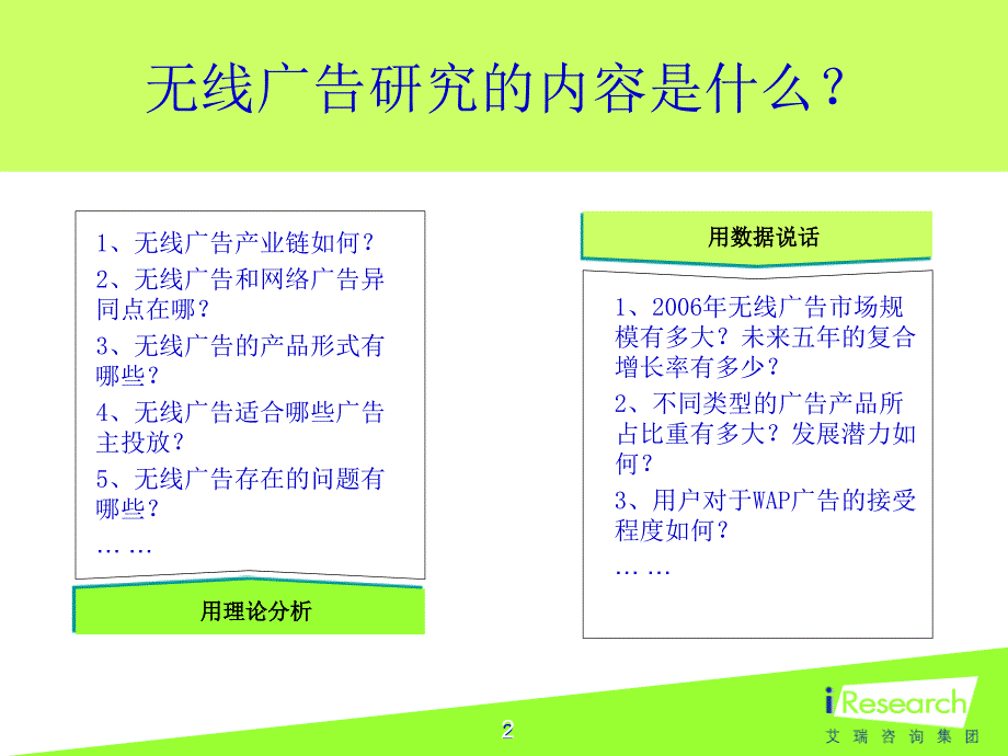 iResearch无线广告市场分析与展望_第2页