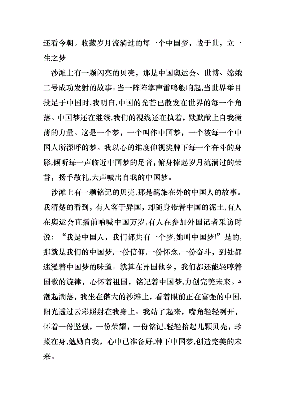 必备我的梦想演讲稿模板锦集六篇_第4页