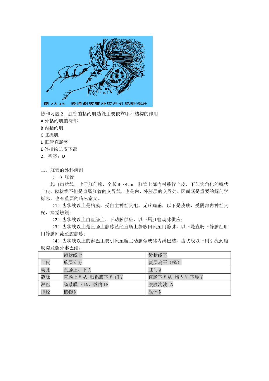 执业医师外科复习指导-直肠肛管疾病(完整版)实用资料_第3页