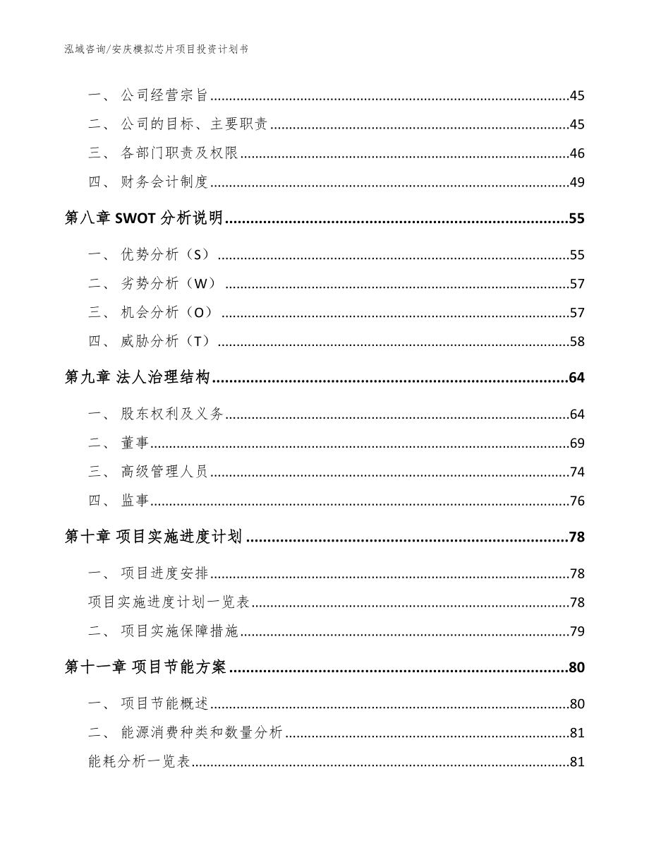 安庆模拟芯片项目投资计划书（范文）_第4页