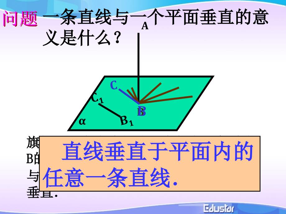 直线与平面垂直的判定及其性质课件_第3页