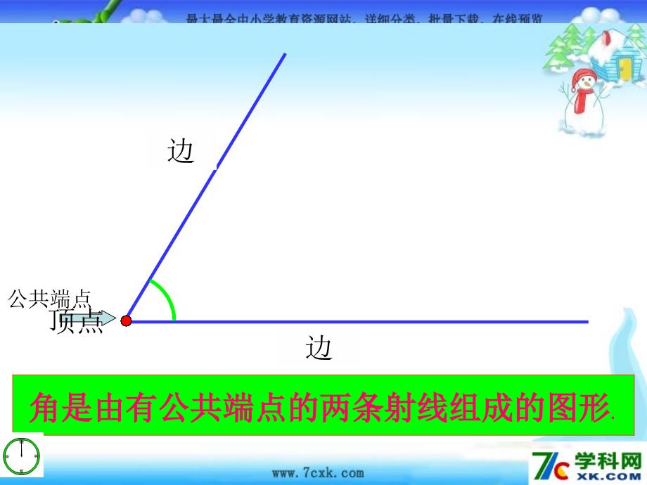 2015春青岛版数学七下81《角的表示》课件1_第4页