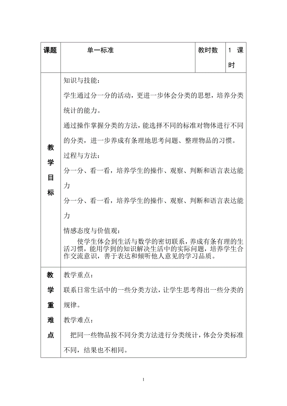 分类和整理单一标准_第1页