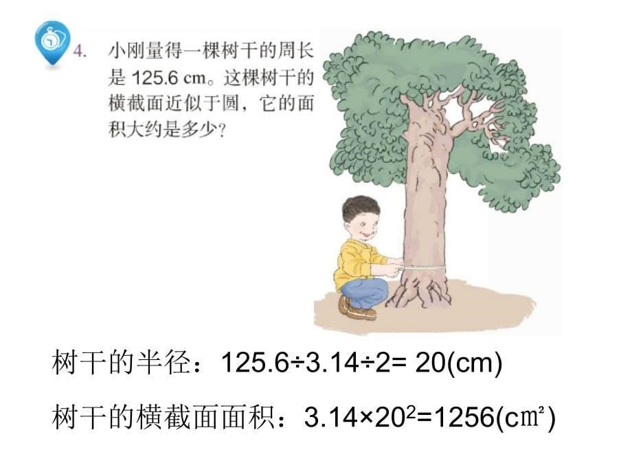 新人教版六年级上册圆的面积练习十五_第5页