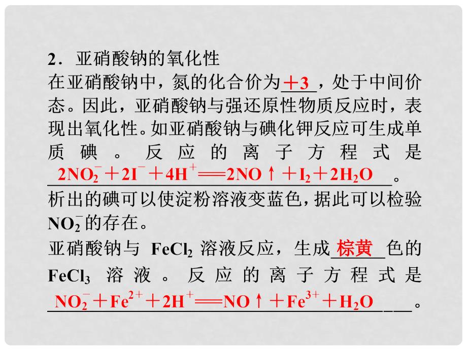 高中化学 专题三 物质的检验与鉴别 课题2 亚硝酸钠和食盐的鉴别（第1课时）课件 苏教版选修6_第3页