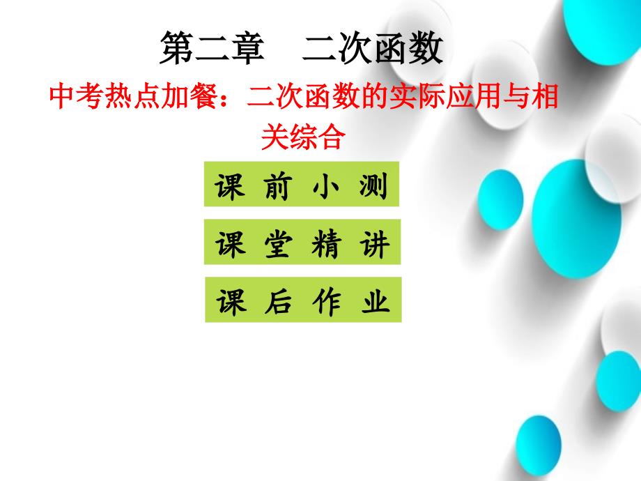 九年级数学下册北师大版课件：第二章 中考热点加餐 (共21张PPT)_第2页