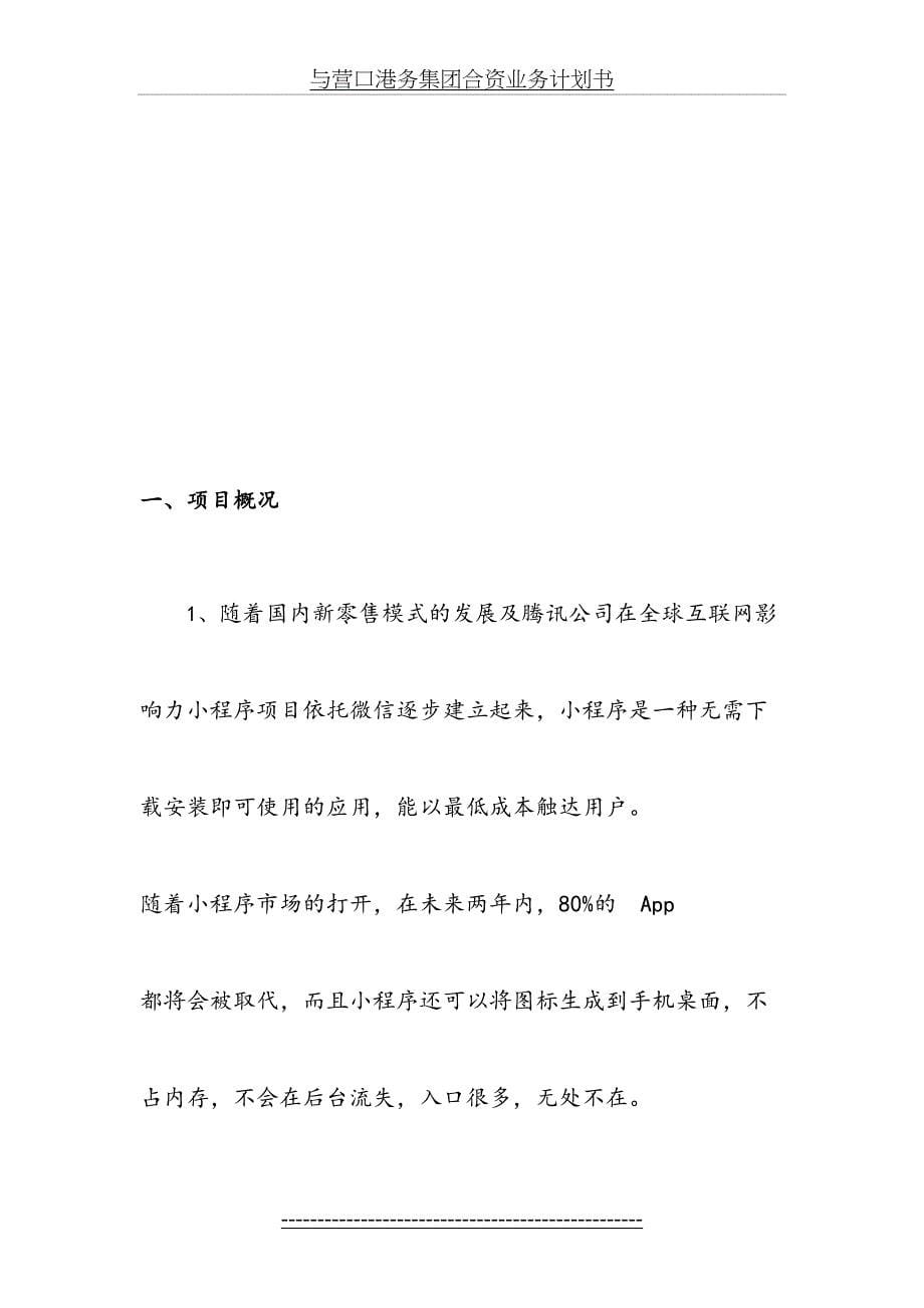 小程序商业计划书_第5页