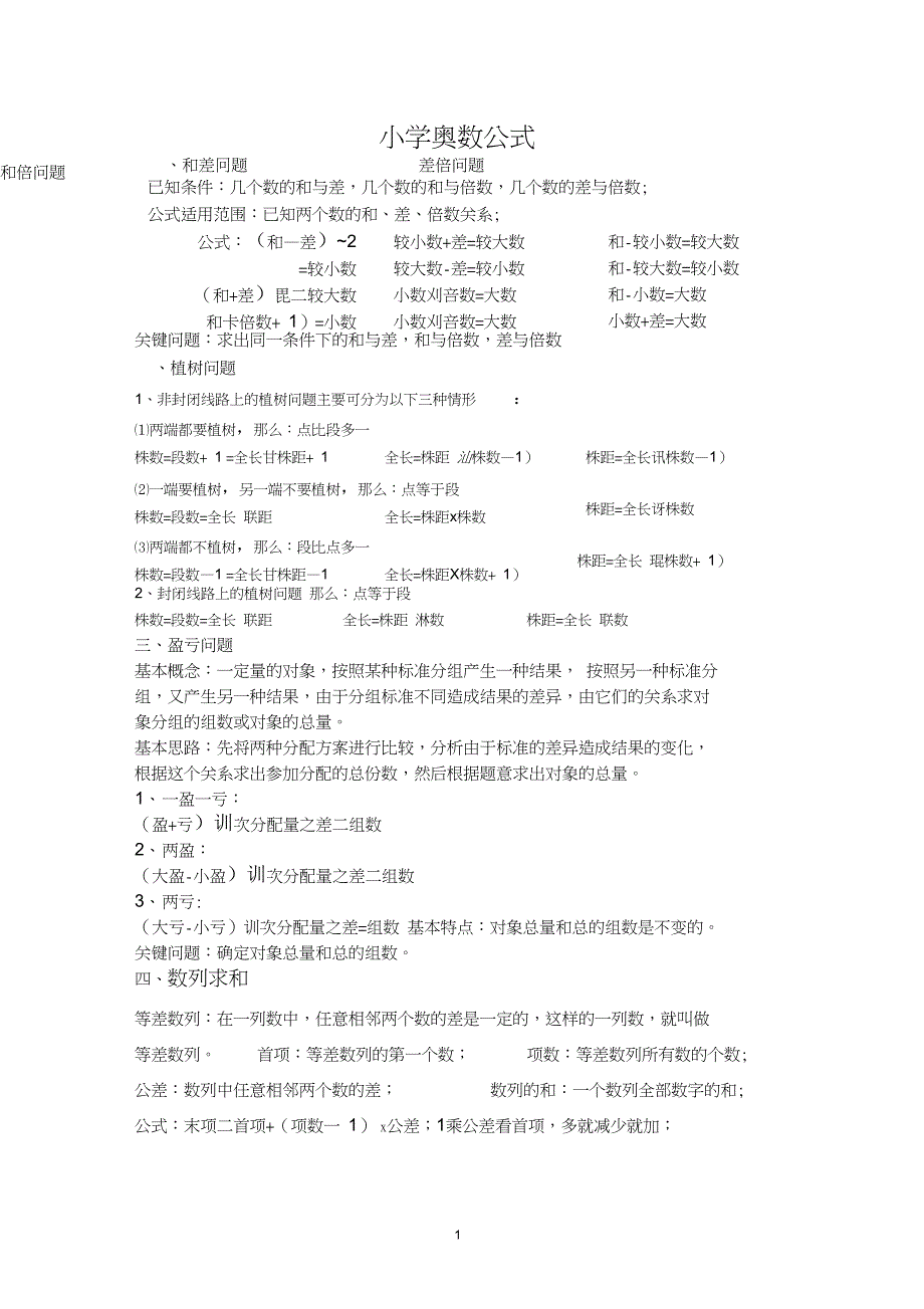 所有奥数细节公式_六年级数学_数学_小学教育_教育专区_第1页