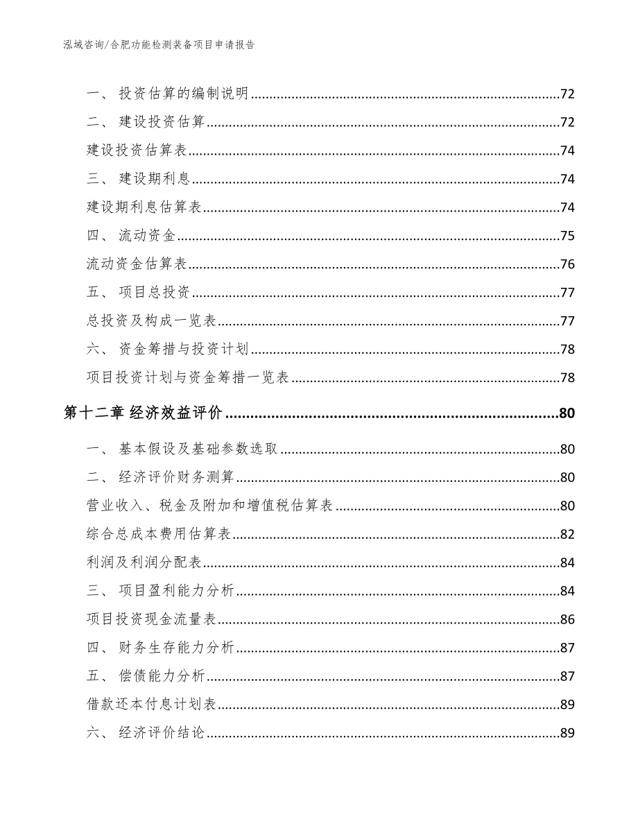 合肥功能检测装备项目申请报告_第4页