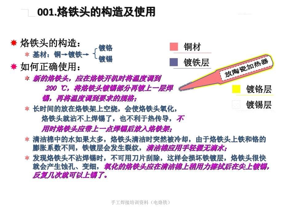 手工焊接培训资料电烙铁课件_第5页