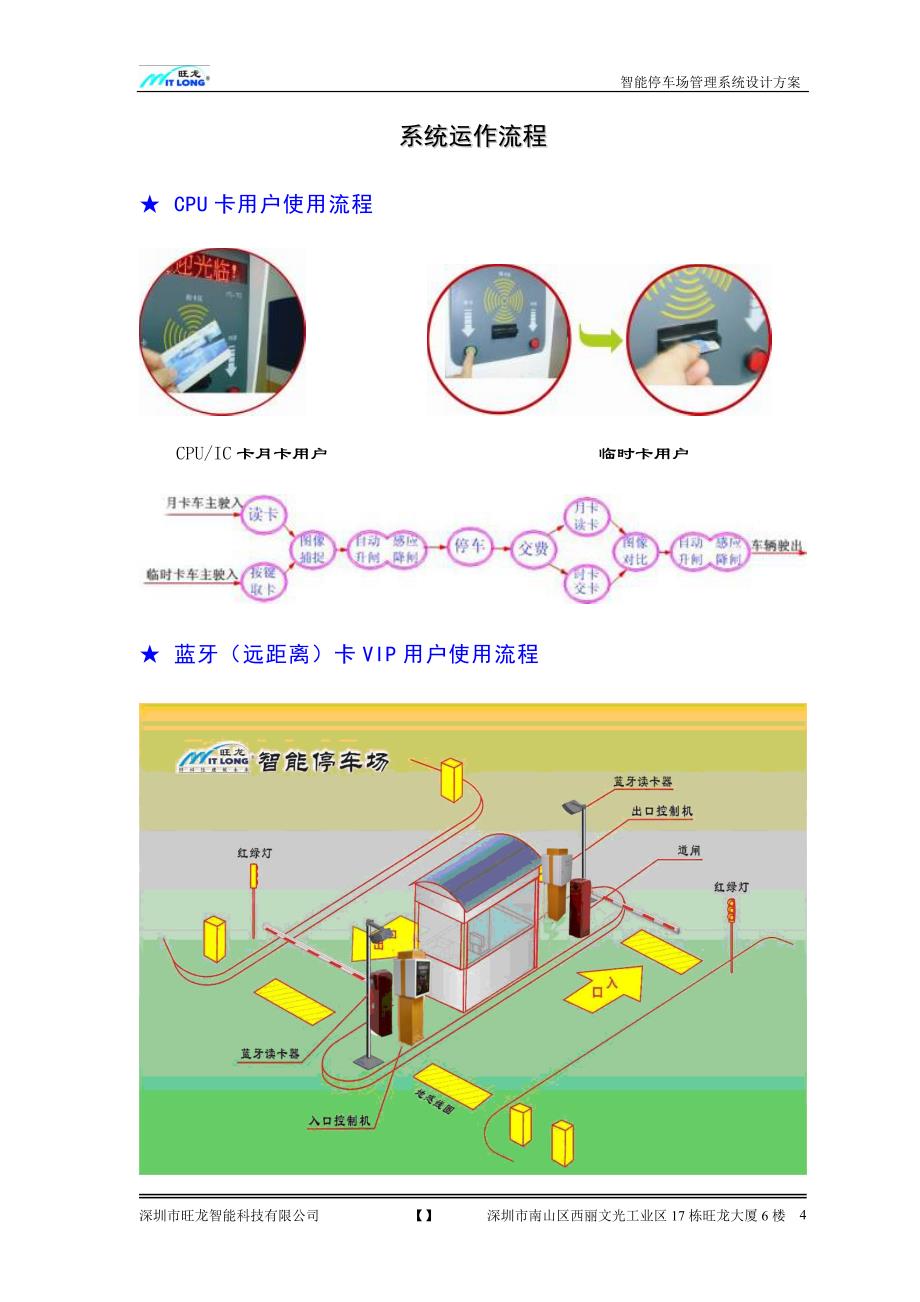 旺龙蓝牙停车管理系统计划书_第4页