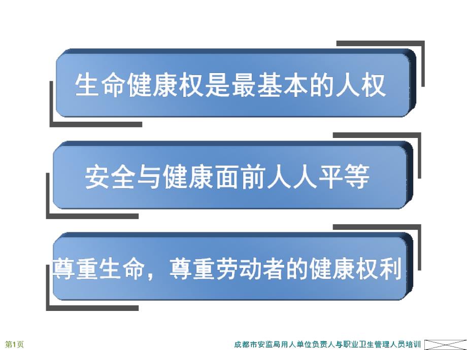 用人单位职业卫生安全管理讲义第_第1页