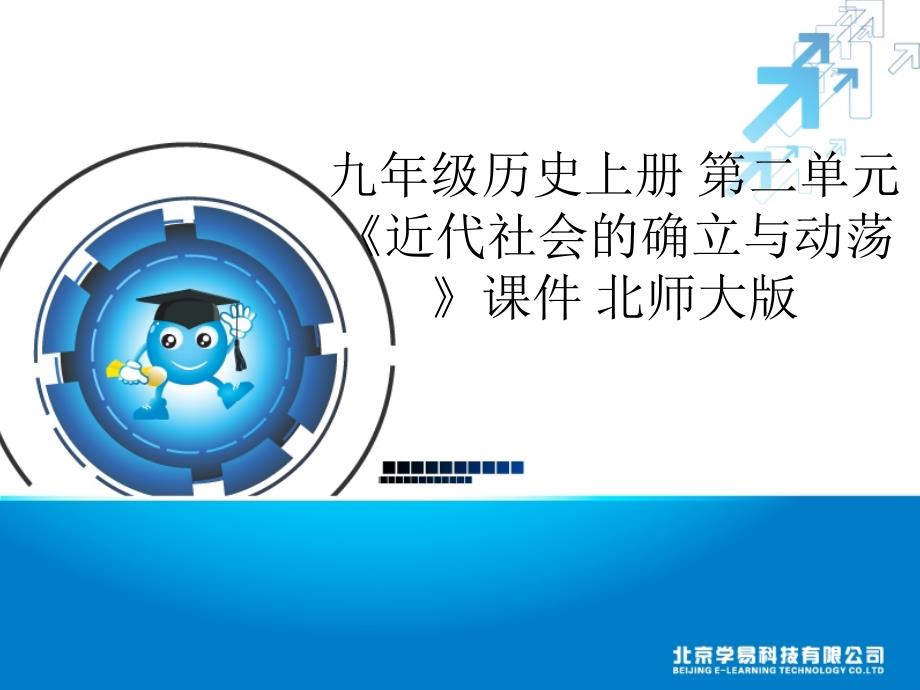 九年级历史上册+第二单元《近代社会的确立与动荡》课件+北师大版+（共15张PPT）_第1页