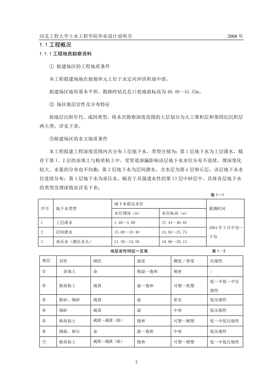 北京市朝阳广场基坑设计论文-土木工程专业-学位论文_第2页