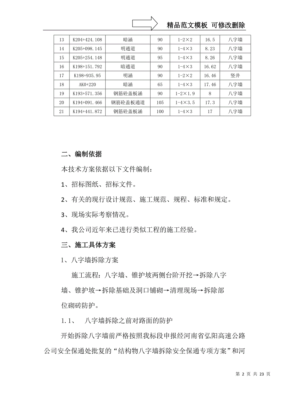 通用最新盖板涵施工方案_第2页