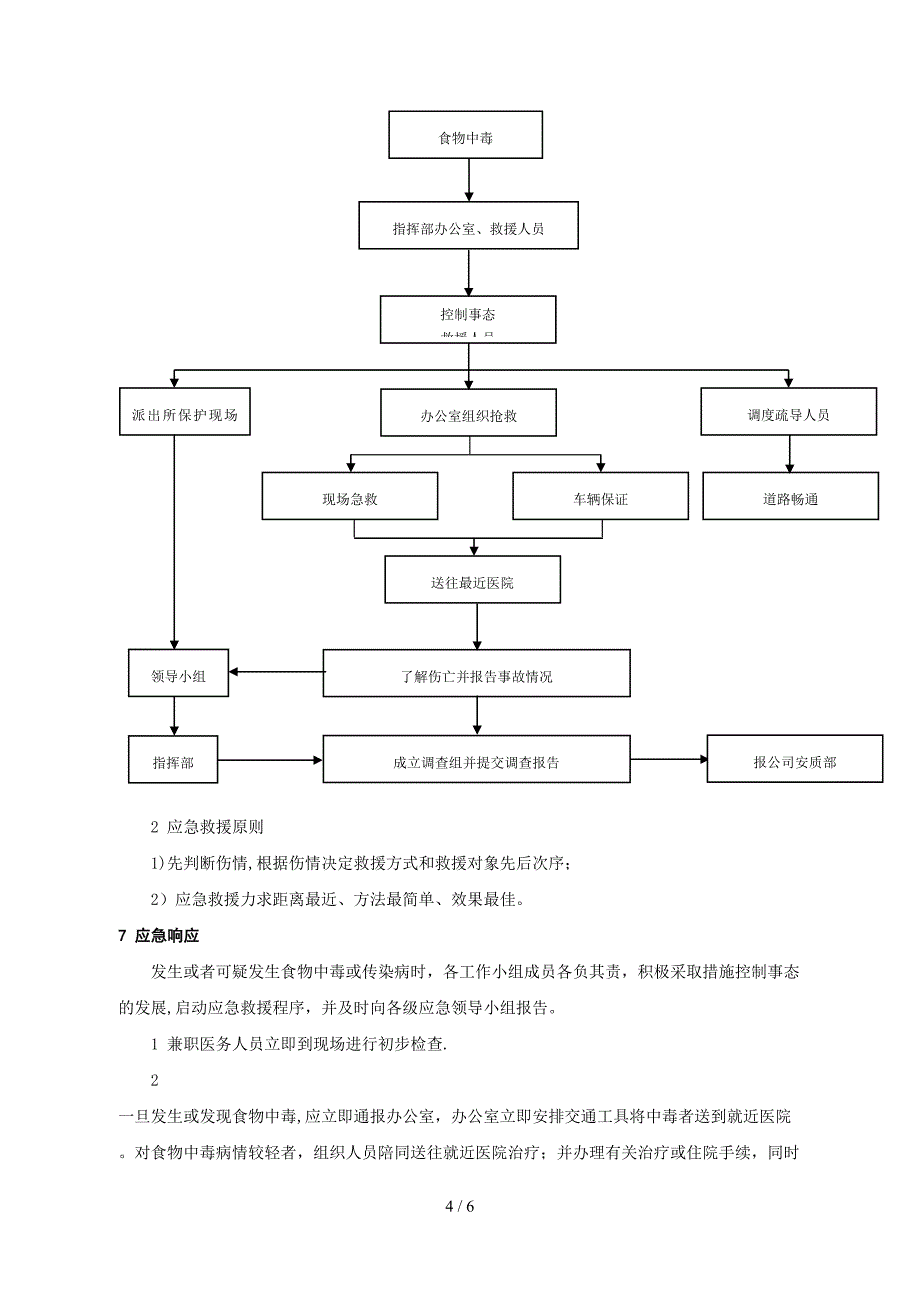 食物中毒事故应急预案1_第4页