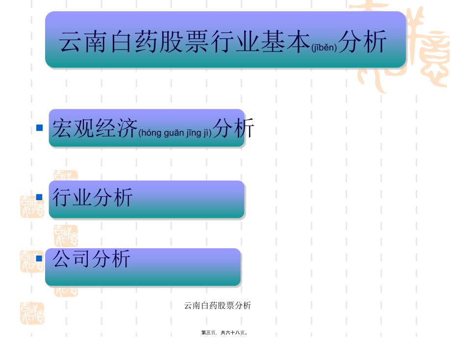 云南白药股票分析课件_第3页