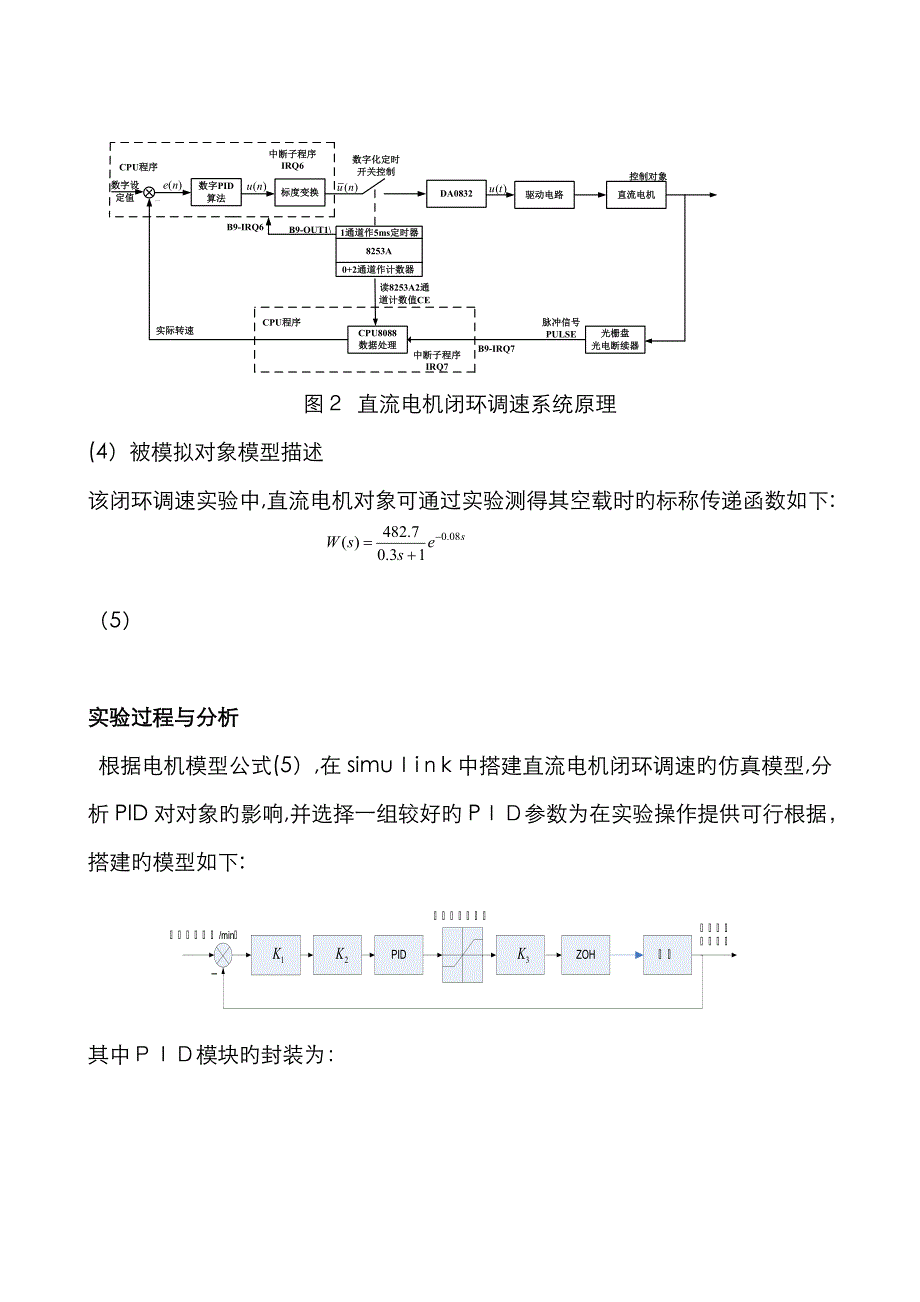 直流电机PID闭环数字控制器设计_第4页