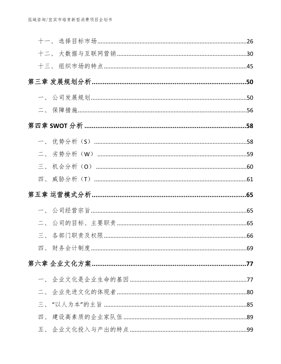 宜宾市培育新型消费项目企划书模板参考_第3页