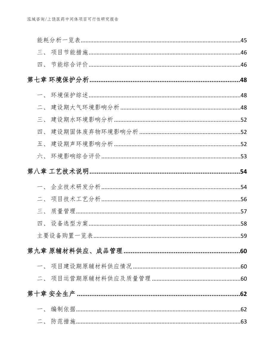 上饶医药中间体项目可行性研究报告_第5页